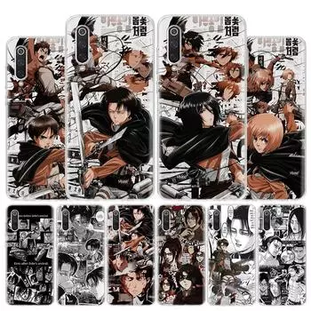 Чехол для телефона «Атака Титанов» для Xiaomi Poco X3 GT X4 NFC M4 Pro M3 M2 F3 F2 F1 Mi Note 10 A3 A2 Lite A1 CC9E Fundas Cas Xiaomi Poco X3