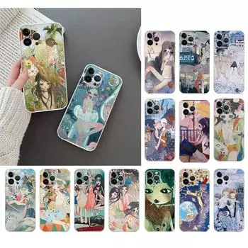 Чехол для телефона Aya Takano Art для Iphone 14 Pro Max 13 12 11 Pro Max Xs Xr X 12mini 7 8 14 Plus Se Case Funda 7Plus 8Plus
