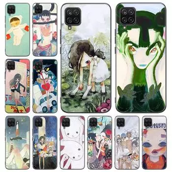 Чехол для телефона Aya takano для Samsung Galaxy A12 A22 A31 A32 A50 A51 A70 A71 A72 A11 A21S A02S A10S A20S A30S A52 S 5G черный чехол Samsung A02