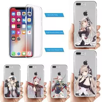 Чехол для телефона Azur Lane для iPhone 14 13 12 11 Pro Max XS X XR SE 2020 6 7 8 Plus Mini защитный чехол iphone 12mini