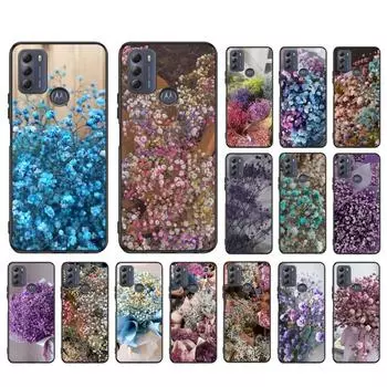Чехол для телефона Baby Breath Flowers для Moto G84 G22 G32 G42 G52 G62 G53 G72 G60 G60S G100 G10 G20 G30 G13 G50 G 5G G Pure Moto G72