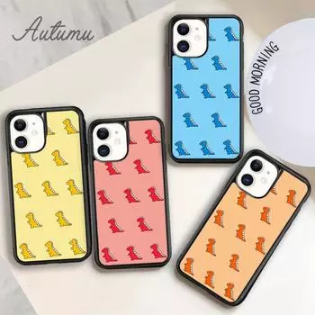 Чехол для телефона Baby Dinosaurs Baby Dino для iPhone 11 12 13 14 Pro Max mini X XR XS SE 2020 6S 7 8 Plus Samsung Galaxy S21 S22 iPhone 6plus