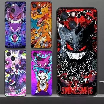 Чехол для телефона Baby Dream pikachus Pokemons для Apple iPhone 14 13 12 11 SE XS XR X 7 8 6 mini Plus Pro MAX 2020, черный чехол iPhone 6 6S