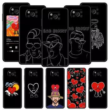 Чехол для телефона Bad Bunny UN VERANO SIN TI для Xiaomi Poco X5 Pro, чехол для Poco X4 X3 NFC F5 F4 F3 GT M5 M4 Pro 5G M3 C51 C50 C55 Poco M5