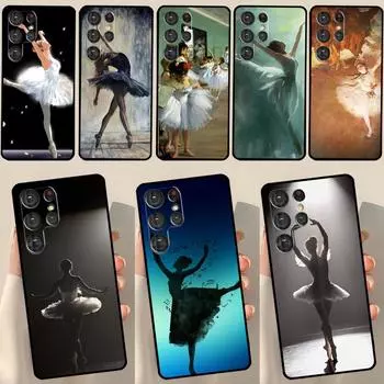Чехол для телефона Ballet Ballerina Dancer для Samsung Galaxy S23 S21 S22 Ultra S8 S9 S10 Note 10 Plus S20 FE Cover Funda Galaxy S22 Plus