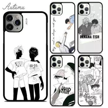 Чехол для телефона «банановая рыба» для iPhone 11, 12, 13, 14 Pro Max mini X XR XS SE 2020 5, 6S, 7, 8 Plus, Samsung Galaxy S21 S22, чехол iPhone 6plus