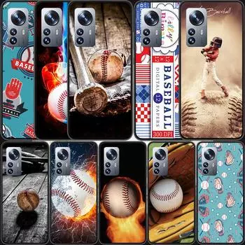 Чехол для телефона Baseball для Xiaomi Poco X6 X5 X4 X3 GT NFC M4 M5 Pro 5G M3 Mi Note 10 Lite F5 F4 F3 F2 F1 Capa Coque TPU Cover Clear Xiaomi Poco X3(NFC)