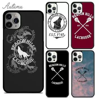 Чехол для телефона Beacon Hills Lacrosse с логотипом «Волчонок» для iPhone 11 12 13 14 Pro Max mini XR XS SE 2020 7 8 Plus Samsung S21 S22 iPhone 6plus