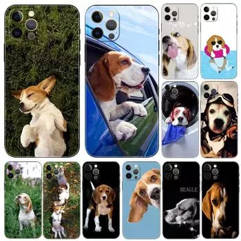 Чехол для телефона Beagle Dog для iPhone 5 5s 2020se 6 6s 7 8 plus x 10 XR XS 11 12 13 mini pro MAX черный чехол из ТПУ iphone 5 5S SE 2016