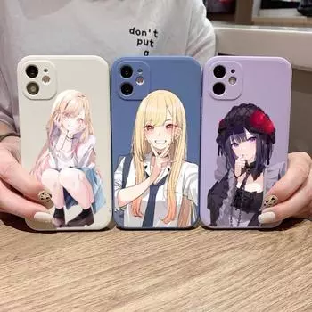 Чехол для телефона Beichuan Marlene для iPhone 14 11 12 13 Pro Max X XR XSMax 6 6S 7 8 Plus SE 2022, мягкий квадратный цветной чехол для телефона iPhone 14