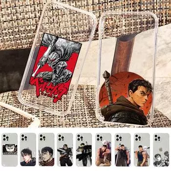 Чехол для телефона Berserk Guts Anime для iPhone 11 12 13 mini pro XS MAX 8 7 6 6S Plus X 5S SE 2020 XR iphone XS MAX