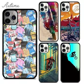 Чехол для телефона «BIKE Cycling Art» для iPhone 11 12 13 14 Pro Max mini X XR XS SE 2020 5 6S 7 8 Plus Samsung Galaxy S21 S22 iPhone 6plus