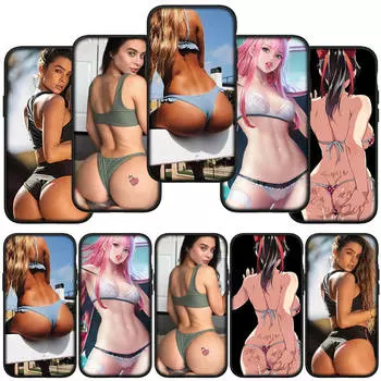 Чехол для телефона «Bikini Girl ASS» для iPhone Samsung Galaxy Redmi Xiaomi Oppo OnePlus Note SA 7 8 9 10 11 12 13 14 20 21 22 23 53 54 Pro Plus Ultra TPU Soft iPhone 6 or 6S