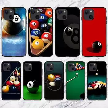 Чехол для телефона «Бильярд», «Снукер», «Пул», «Для iPhone 11, 12, Mini, 13, 14, 15, Pro, XS, Max, X, Plus, SE, XR, Shell iPhone14plus