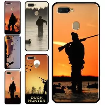 Чехол для телефона Bird Duck Hunting Sunset для OPPO A15 A3S A5S A52 A72 A54 A74 A94 A83 A91 A93 A5 A9 A31 A53 A53S 2020 OPPO A15