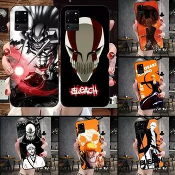 Чехол для телефона Bleach Ichigo Kurosak для Samsung Galaxy S6 S7 S8 S9 S10 S21 S22 Plus, ультрамягкий черный чехол для телефона Galaxy S30