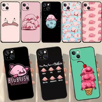 Чехол для телефона Blobfish для iPhone 11 12 13 14 15 Pro Max Mini Чехол для iPhone XR X XS Max 7 8 Plus SE 2020 iPhone 15 Plus