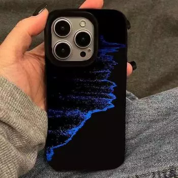 Чехол для телефона Blue Tears Sea Wave для Apple iPhone 16 Promax — креативный, устойчивый к падениям мягкий силиконовый чехол для iPhone 16/15/14/13/12/11/Xs/Xsmax/XR Apple 16