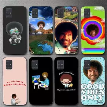 Чехол для телефона Bob Ross No Mitakes для Samsung Galaxy S21 S22 S23 Note S20 Plus Ultra Shell SamsungS22plus5G