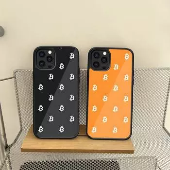 Чехол для телефона Btc Bitcoin для iPhone 14 13 12 11 Pro Max Mini 7 6 6s 8 Plus X Xr Xs Se 2020 Fundas Shell PC TPU Cover iphone 12 pro