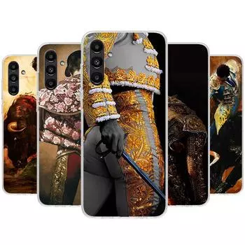 Чехол для телефона Bullfighter Matador для Samsung Galaxy A51 A71 A50 A70 A40 A30 A20E A10 A41 A31 A21S A11 A01 A6 A8 + A7 A9 Samsung A6 2018