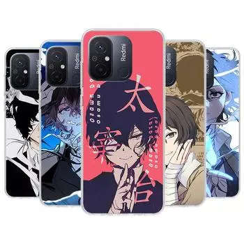Чехол для телефона Bungo Stray Dogs Dazai для Xiaomi Redmi 12 12C 10 10C 10A 9T 9C 9A 9 8 8A 7 7A 6 6A K20 K30 K40 Pro S2 Fundas Redmi 10