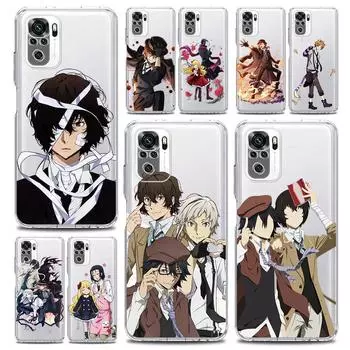 Чехол для телефона Bungou Stray Dogs Dazai Osamu для Xiaomi Redmi Note 11 9S 9 8 10 Pro 7 8T 9C 9A 8A K40 Pro 11T 5G, мягкий прозрачный чехол Redmi 8