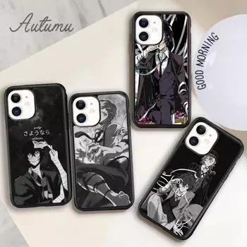 Чехол для телефона Bungou Stray Dogs для iPhone 11 12 13 14 Pro Max mini X XR XS SE 2020 6S 7 8 Plus Samsung Galaxy S21 S22 iPhone 6plus