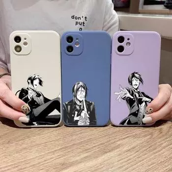 Чехол для телефона Butlers Ciel Phantomh для iPhone 14 11 12 13 Pro Max X XR XSMax 6 6S 7 8 Plus SE 2022, мягкий квадратный цветной чехол для телефона iPhone 14