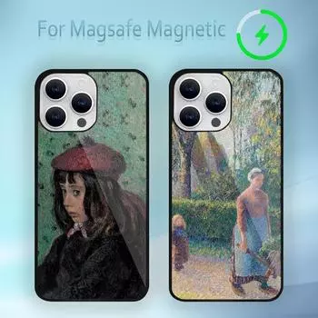 Чехол для телефона Camille Pissarro Painting для iPhone 15 14 13 12 11 Plus Pro Max Magsafe с магнитной беспроводной зарядкой iPhone11promax