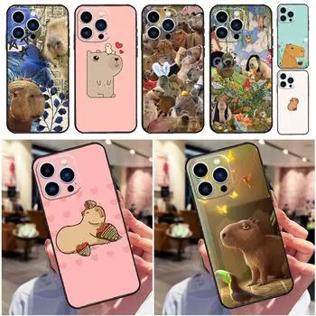 Чехол для телефона Capybara для iPhone 14 12 11 13 Pro Max, чехол для iPhone 13 Mini X XS Max XR 8 7 SE Coque iPhone 12Pro MAX