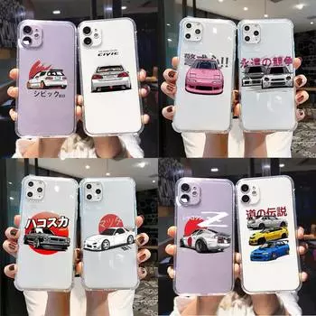 Чехол для телефона car eat sleep JDM для iPhone 11 12 13 pro max 13mini X XS MAX 6s 7 7plus 8 8Plus XR Clear Funda Capa iphone XS MAX
