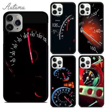 Чехол для телефона Car Speedometer Racing для iPhone 11 12 13 14 Pro Max mini XR XS SE 2020 7 8 Plus Samsung Galaxy S21 S22 Cover shell iPhone 6plus
