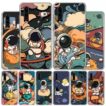 Чехол для телефона Cartoon Planet Astronaut Star Rocket для Huawei P30 P20 P10 P40 P50 Pro Mate 20 40 30 10 Lite, популярные Fundas Ar Huawei P30