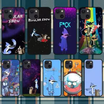 Чехол для телефона Cartoon-Regular-Show для iPhone 11 12 Mini 13 14 15 Pro XS Max X Plus SE XR Shell iPhone13