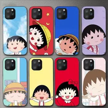 Чехол для телефона Catoon Chibi Maruko Chan для Iphone 11 12 Mini 13 14 Pro Xs Max X 8 7 6s Plus 5 Se Xr Shell iPhone14ProMax