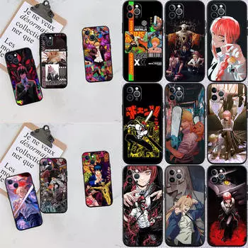 Чехол для телефона Chainsaw Man для Redmi Note 5 6 7 8 9 10 11 12 13 Pro Max Plus 12C 11S 10S 10T 10X 10A 10C 9S 9T 9A 9C Prime NFC 8T 7A 8A S2 Redmi Note 10 Pro 5G арлекин
