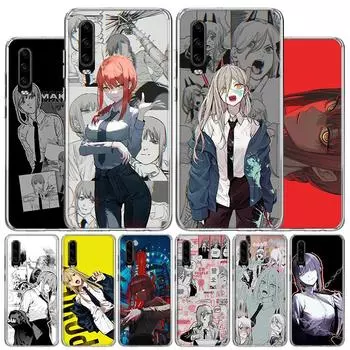 Чехол для телефона Chainsaw Man Makima Power Cover для Huawei P30 P20 P10 P40 P50 Pro Mate 20 40 30 10 Lite, популярный подарок Fundas Art Coqu Huawei P30