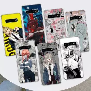 Чехол для телефона Chainsaw Man Makima Power для Samsung Galaxy M21 M12 M31S M32 M51 M52 Note 20 Ulte 10 Plus 9 8 J4 J6 + J8 M11 F52 F62 Samsung M11