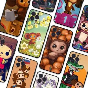 Чехол для телефона «Чебурашка» для iPhone 8, 7, 6, 6S Plus X SE 2020 XR XS 14, 11, 12, 13 Mini Pro Max, чехол для мобильного телефона 6plus or 6s plus