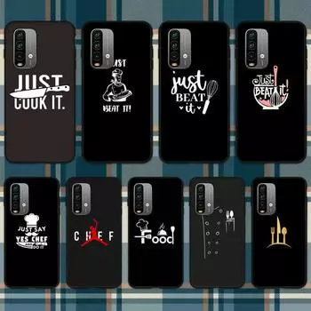 Чехол для телефона Chef Cooking Kitchen Gift для Xiaomi9 10 11PRO LITE Redmi NOTE7 8 9 10A PRO K40 Poco3 Shell XiaomiMi11