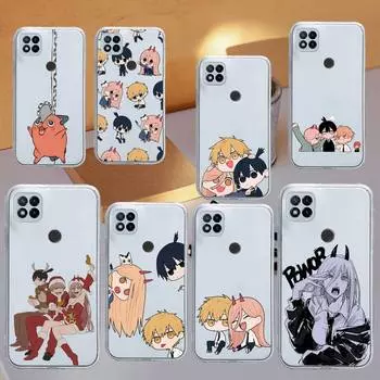 Чехол для телефона «Человек бензопилы» в стиле аниме, прозрачный чехол для Xiaomi redmi note xf poco 10 11 9 7 8 3 his pro, чехол redmi note 8