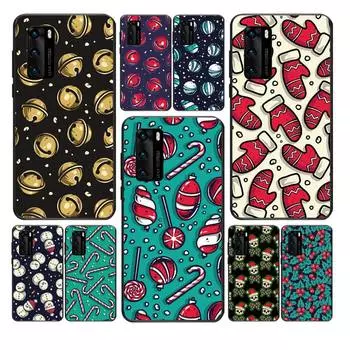 Чехол для телефона Christmas Bell для Huawei Y6 Y7 Y9 Prime 2019 Y9s Mate 10 20 40 Pro Lite Nova 5t силиконовый чехол mate 20 lite