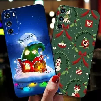 Чехол для телефона Christmas Santa Tree для Honor X20 X9 30 60 10 Pro 50 20i 70 SE V9 X30 V40 V30 V20 X10 Max, противоударный чехол на заднюю панель HONOR 10