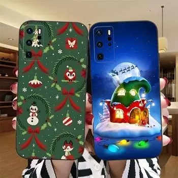 Чехол для телефона Christmas Santa Tree для OPPO Reno 6 Pro 7 Find X3 Neo A55 X5 A54 A16 A57 K9 K9S A92 A93 A74 A94 задняя крышка OPPOA16