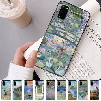 Чехол для телефона Claude Monet art для Samsung S 9 10 20 21 22 23 30 23plus lite Ultra FE S10lite Fundas Samsung S21 fe
