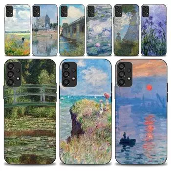 Чехол для телефона Claude Monet Art для Samsung Galaxy S22 S23 Ultra S21 S20 FE Plus Note 20, мягкая обложка Samsungs23plus5G