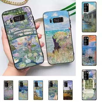 Чехол для телефона Claude Monet art для Samsung J 7 plus 7core J7 neo J6 plus prime J6 J4 J5 Mobile Cover Samsung J7 Plus