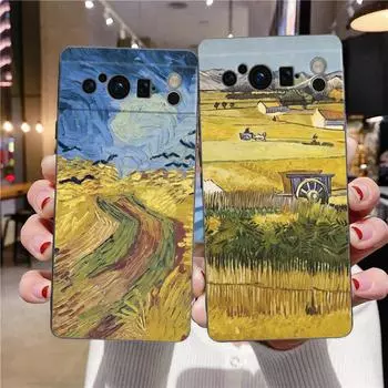 Чехол для телефона Claude Monet Impressionist Arts для Google Pixel 8 A 7 6 Pro 6A 5G, черный, мягкий, противоударный, задняя крышка из ТПУ Pixel 6 Pro