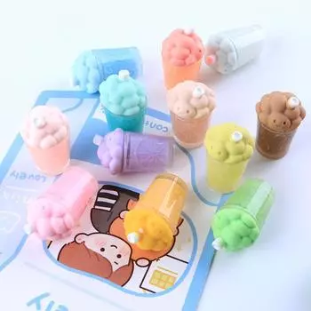 Чехол для телефона Cloud Milk Tea Cup из смолы, набор для самостоятельной сборки с аксессуарами для резинки для волос